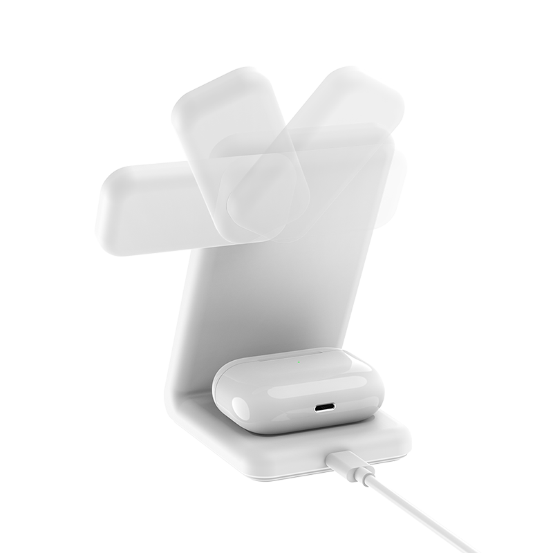 Mazer M-MagStand01-WH 3in1 MagSafe Wireless Charging Stand (White)