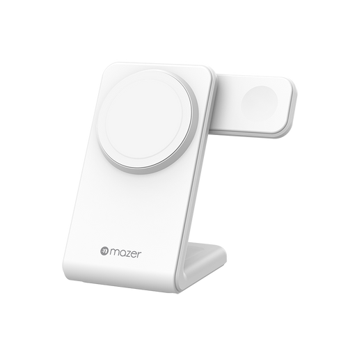 Mazer M-MagStand01-WH 3in1 MagSafe Wireless Charging Stand (White)