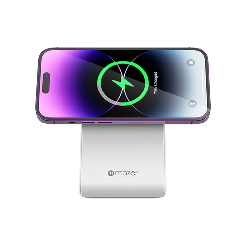 Mazer M-MagStand01-WH 3in1 MagSafe Wireless Charging Stand (White)