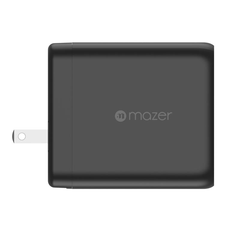 Mazer M-GAN140W-BK 140W PD&QC4 3C1A 3 Changeable Plug (Black)