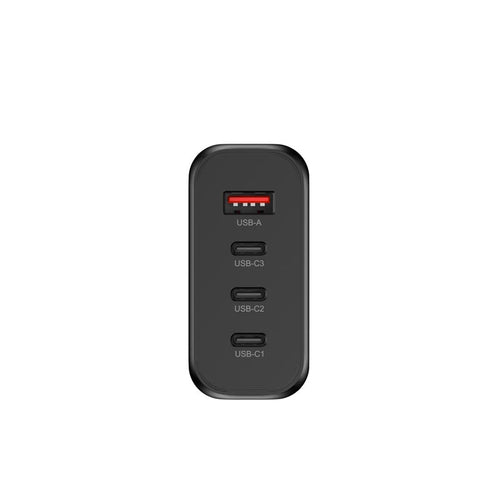 Mazer M-GAN140W-BK 140W PD&QC4 3C1A 3 Changeable Plug (Black)
