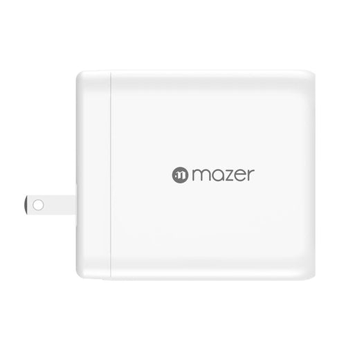 Mazer M-GAN140W-WH 140W PD&QC4 3C1A 3 Changeable Plug (White)