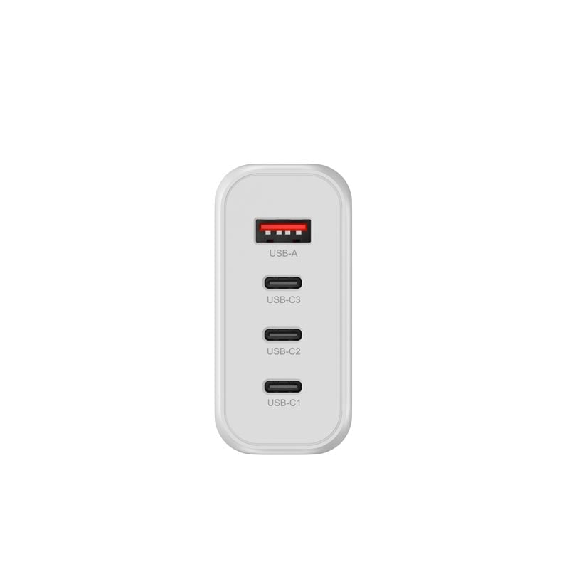 Mazer M-GAN140W-WH 140W PD&QC4 3C1A 3 Changeable Plug (White)