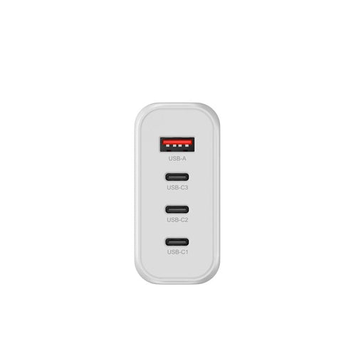 Mazer M-GAN140W-WH 140W PD&QC4 3C1A 3 Changeable Plug (White)