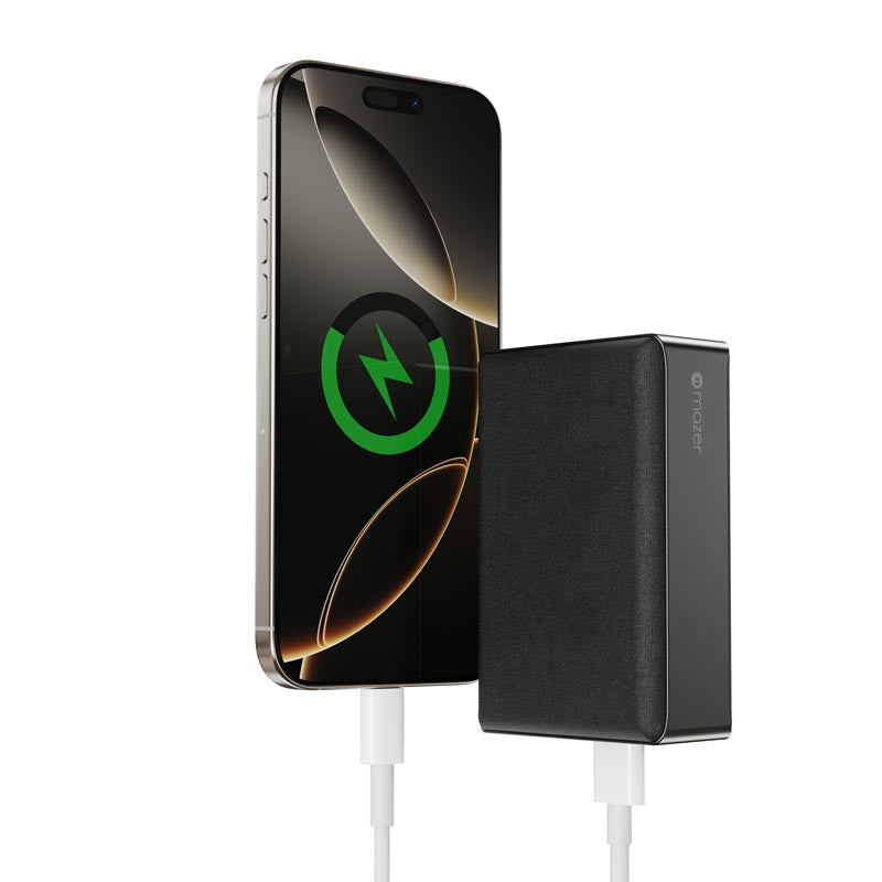 Mazer M-PC100W24V3-BK PowerCharge 24000mAh PD100W with Digital Display Power Bank (Black)