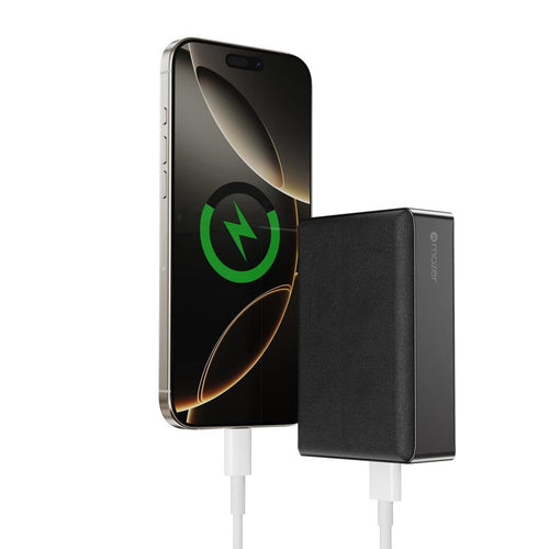 Mazer M-PC100W24V3-BK PowerCharge 24000mAh PD100W with Digital Display Power Bank (Black)