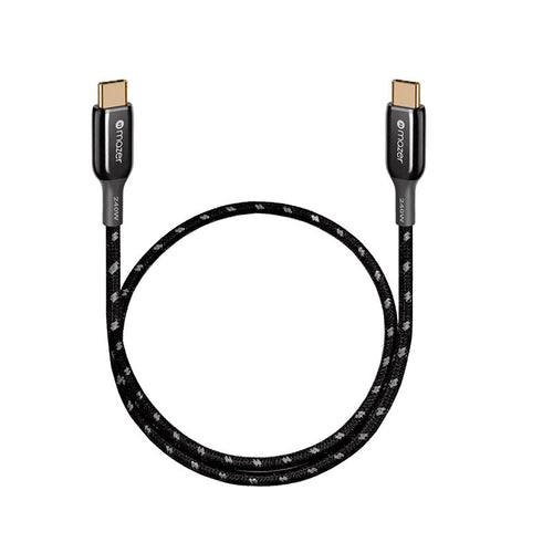 Mazer M-PL3Pro-240C50 240W USB C to C Cable 0.5m (Black)