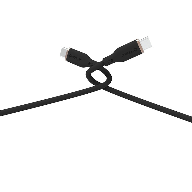 Mazer M-FLEX-C265 LINK 3 Flex 60W USB-C to C Cable 2M (Black)