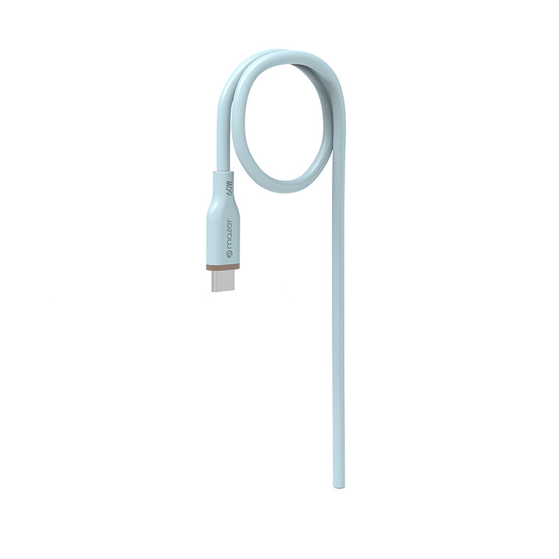 Mazer M-FLEX-C265 LINK 3 Flex 60W USB-C to C Cable 2M (Blue)