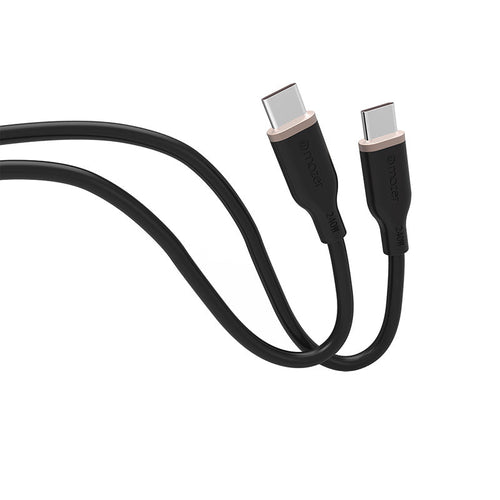 Mazer M-FLEX-C2240-BK LINK 3 Flex 240W USB-C to C Cable 2M (Black)