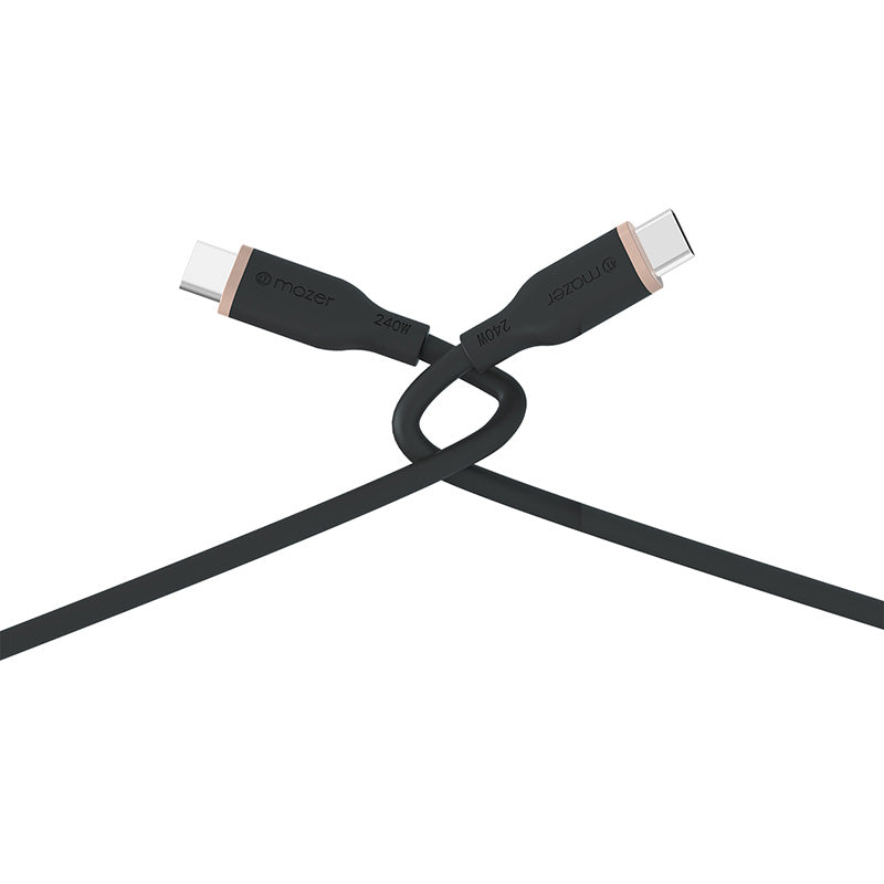 Mazer M-FLEX-C2240-BK LINK 3 Flex 240W USB-C to C Cable 2M (Black)