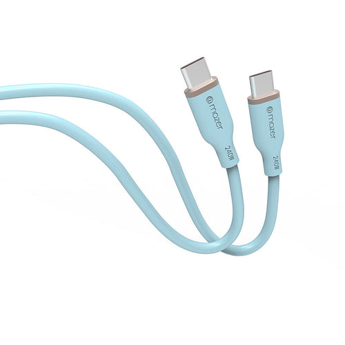 Mazer M-FLEX-C2240-BL LINK 3 Flex 240W USB-C to C Cable 2M (Blue)
