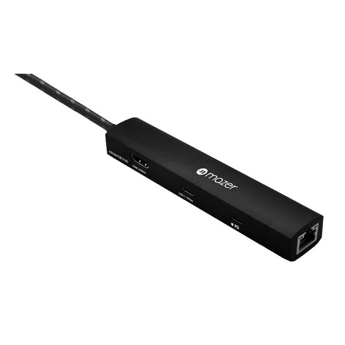 Mazer M-UC2MULTI6140 HDMI4K/30HzX1, USB3.0X2, USB-C PD100W Charging 4-in-1 Hub (Black)