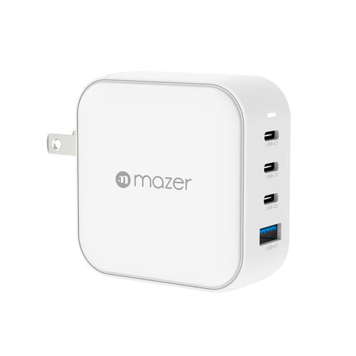 Mazer M-GAN100W-BC GAN3 100W 1A+3C Included of 3 Plugs (White)