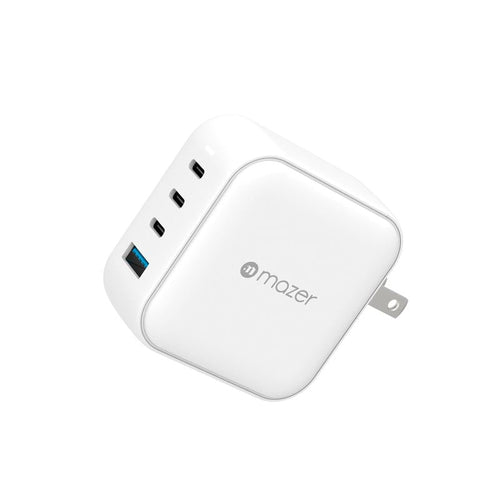 Mazer M-GAN100W-BC GAN3 100W 1A+3C Included of 3 Plugs (White)