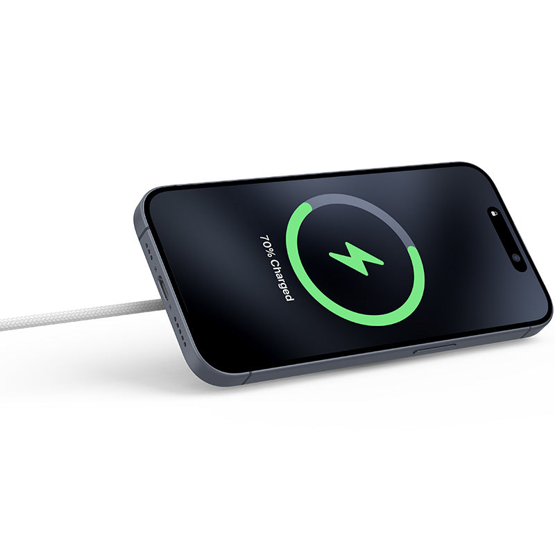 Mazer M-Qi2-MagPad-WH Qi2 15W Charging Pad with Stand (White)