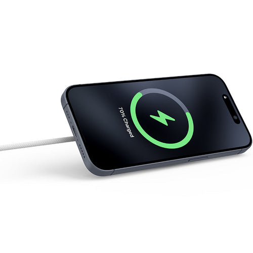 Mazer M-Qi2-MagPad-WH Qi2 15W Charging Pad with Stand (White)