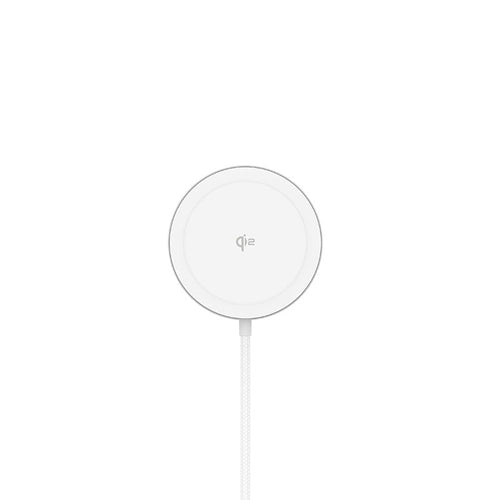 Mazer M-Qi2-MagPad-WH Qi2 15W Charging Pad with Stand (White)