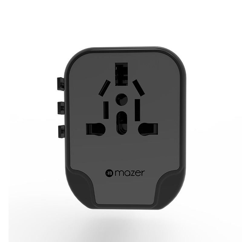 Mazer M-IFTravel120PD-BG PD20W 1C2A World Travel Charger (Black)