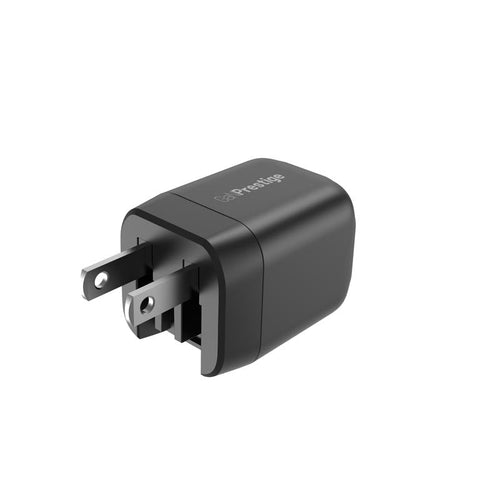 Mazer M-G20W-V5-BK PD20W 1C1A Travel Adapter with US+UK Plugs (Black)