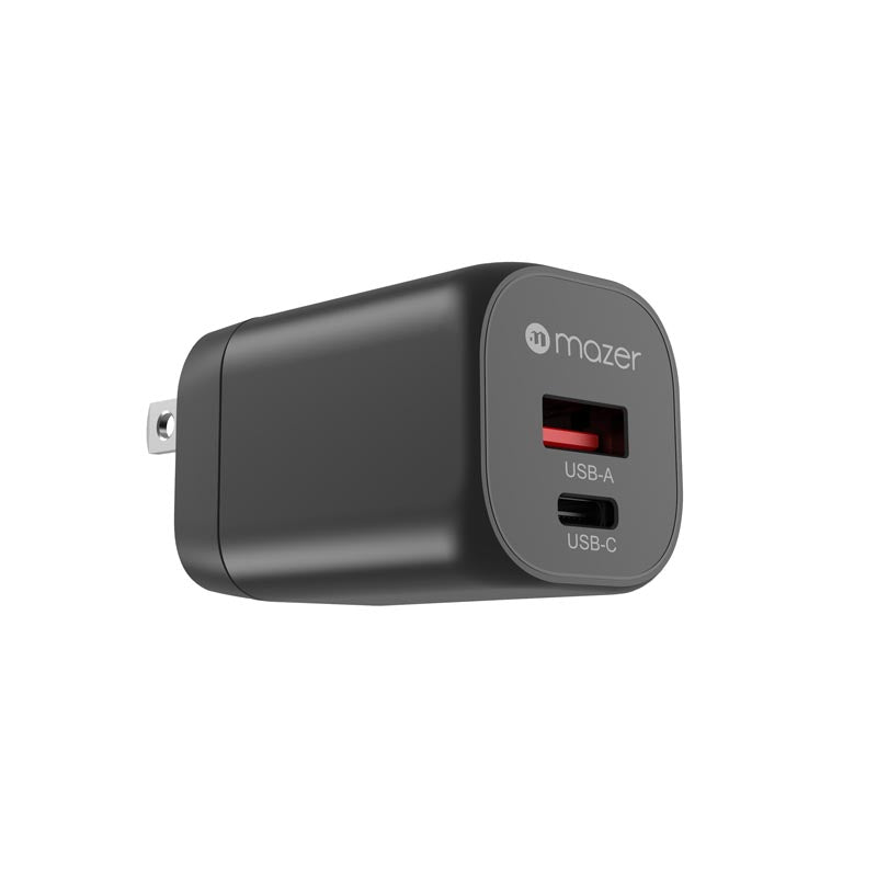 Mazer M-G35W-V5-BK PD35W 1C1A Travel Adapter w Changeable Plugs (Black)
