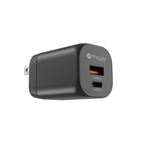 Mazer M-G35W-V5-BK PD35W 1C1A Travel Adapter w Changeable Plugs (Black)
