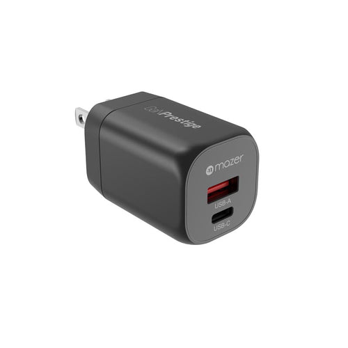 Mazer M-G35W-V5-BK PD35W 1C1A Travel Adapter w Changeable Plugs (Black)