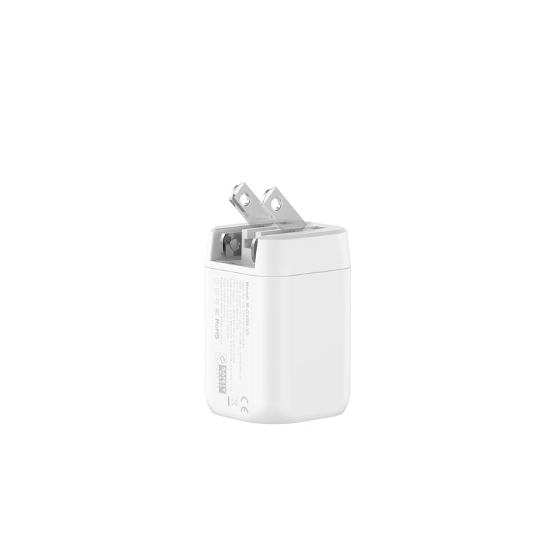 Mazer M-G35W-V5-WH PD35W 1C1A Travel Adapter with Changeable Plugs (White)