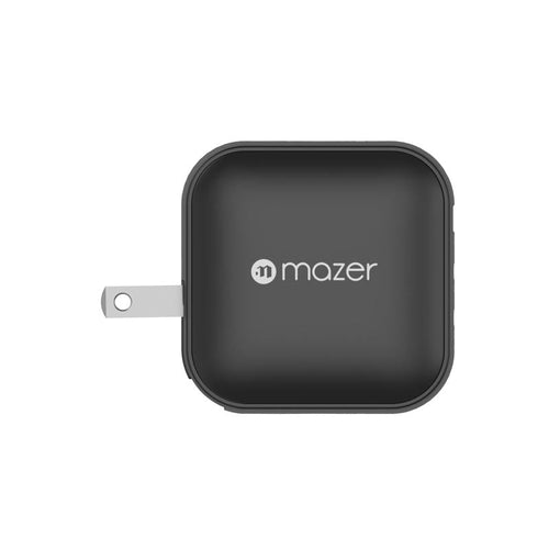 Mazer M-G70W-V5-BK PD70W 2C1A Travel Adapter with Changeable Plugs (Black)