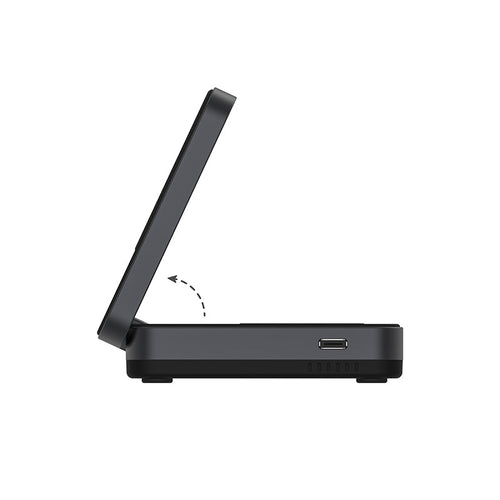 Mazer M-qi2-MagFold05-BK/Qi2 23W Foldable 3in1 Wireless Charger (Black)