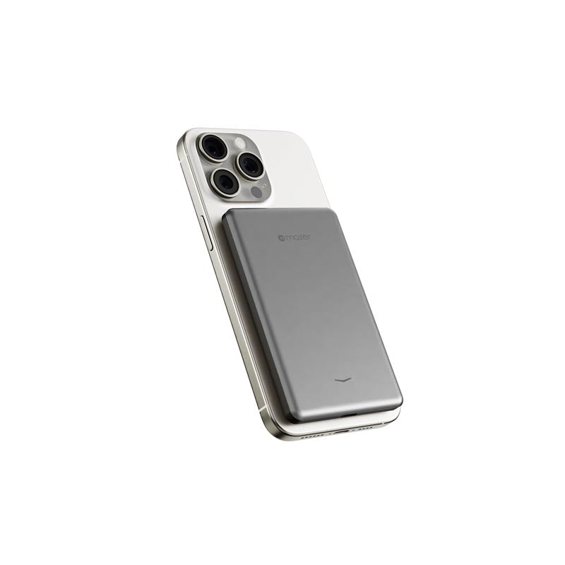 Mazer M-MagAir19-GY 5000mAh PD20W Qi2 Compatible Power Bank (Grey)