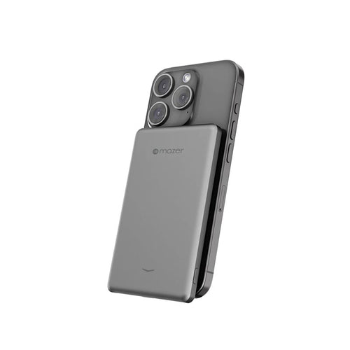 Mazer M-MagAir19-GY 5000mAh PD20W Qi2 Compatible Power Bank (Grey)