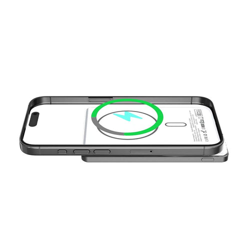 Mazer M-MagAir19-SV 5000mAh PD20W Qi2 Compatible Power Bank (Silver)