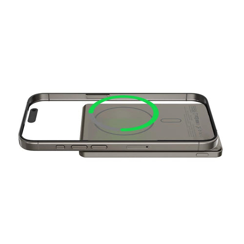 Mazer M-MagAir19-TN 5000mAh PD20W Qi2 Compatible Power Bank (Titanium)