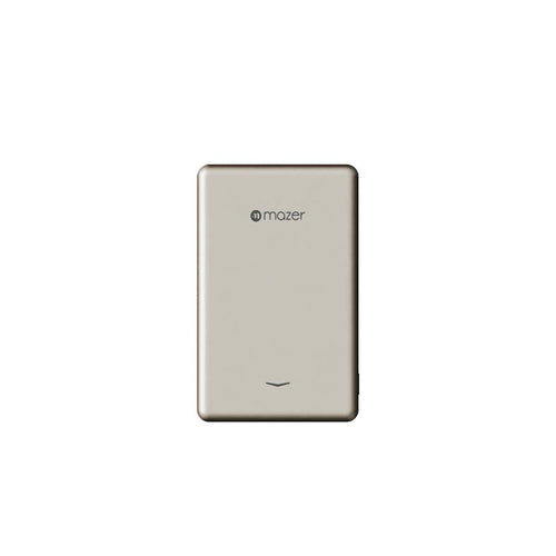 Mazer M-MagAir19-TN 5000mAh PD20W Qi2 Compatible Power Bank (Titanium)