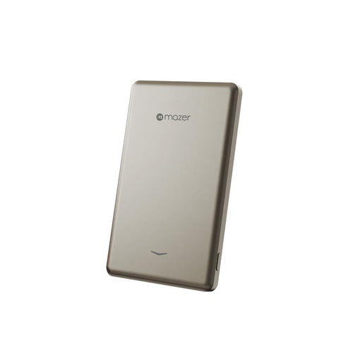 Mazer M-MagAir19-TN 5000mAh PD20W Qi2 Compatible Power Bank (Titanium)