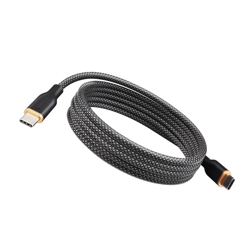 Mazer M-COBRA-C1240-BK 240W C to C Magnetic Cable 1M (Black)
