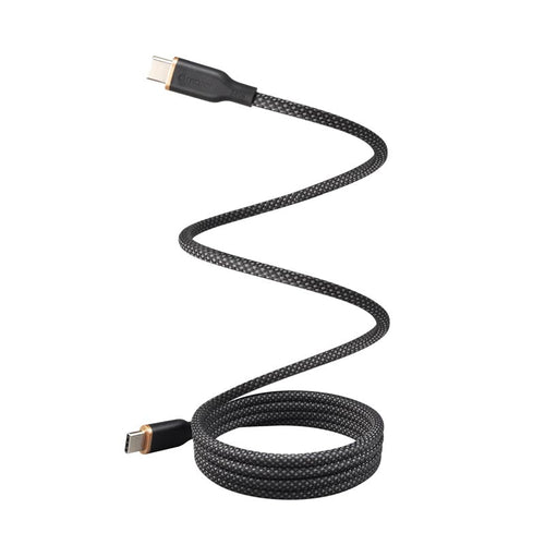 Mazer M-COBRA-C2240-BK 240W C to C Magnetic Cable 2M (Black)