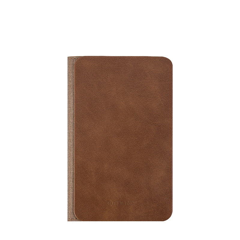 Mazer M-1Tag-Passport-BW/FindMY Passport Holder with Rechargeble Battery (Brown)