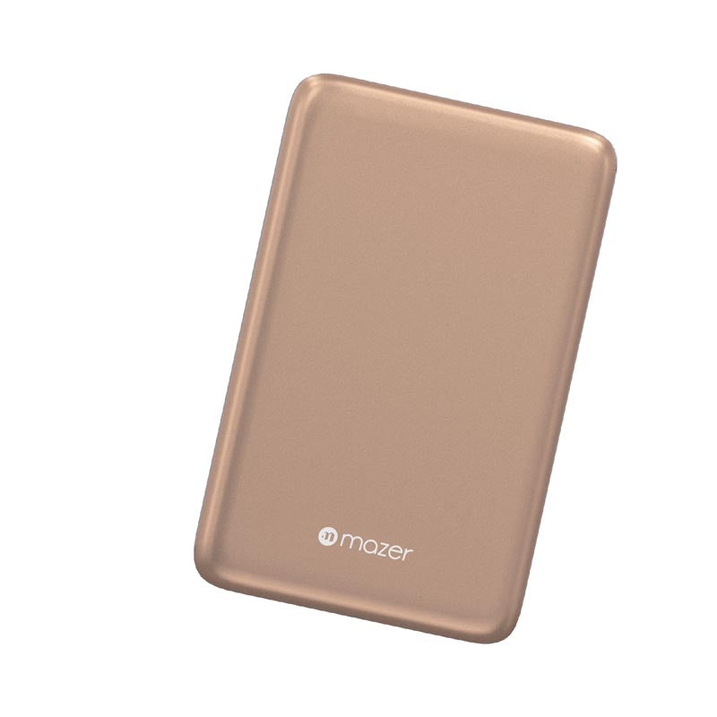 Mazer M-MagAir21-DT Qi2 Certified 15W 10K USB-C PD20W Power Bank (Desert Titanium)