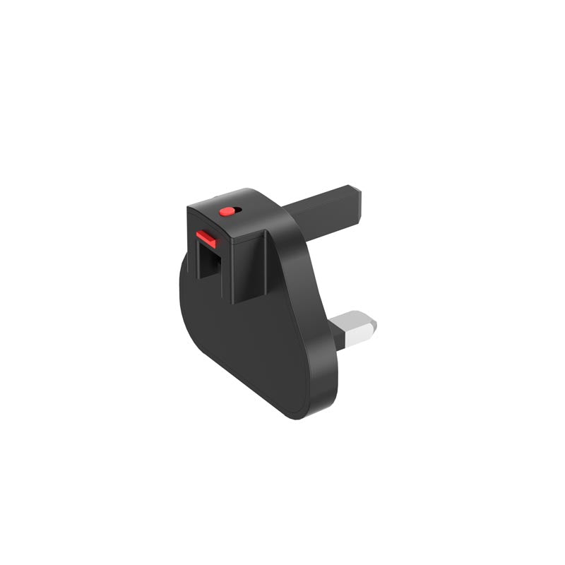Mazer M-G65SLIM-BK GaN PD65W 1C1A with Travel Plugs (Black)