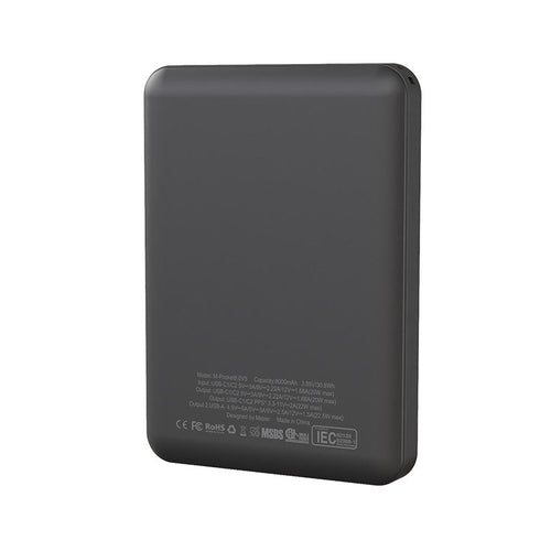 Mazer M-Pocket8.0V5-GY 8000mAh PD20W PocketCharge Powerbank (Grey)