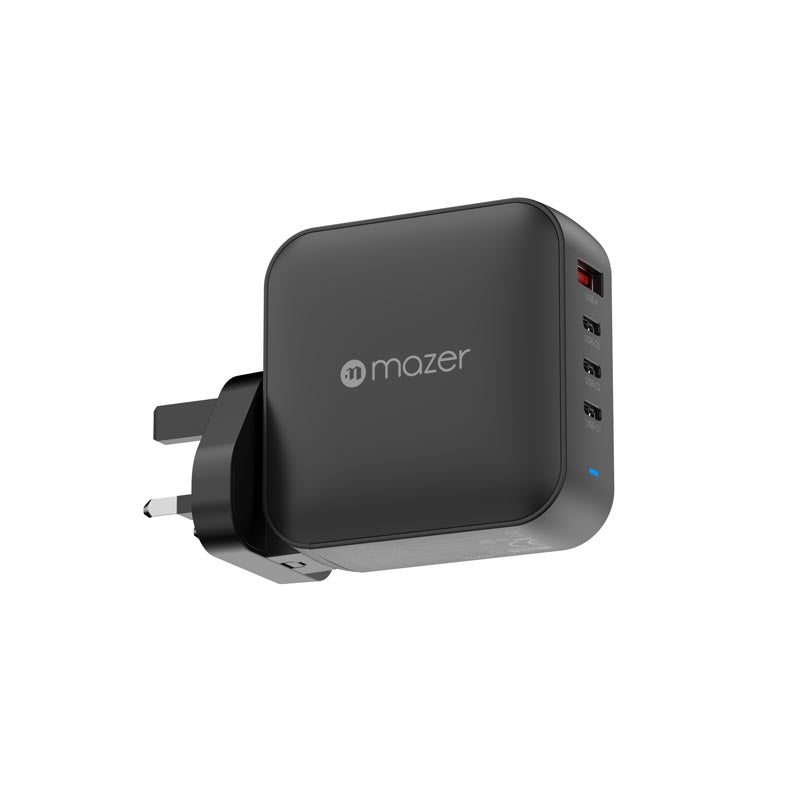 Mazer M-G165W-V5-BK PD3.1 165W 3C1A With Travel Plugs (Black)