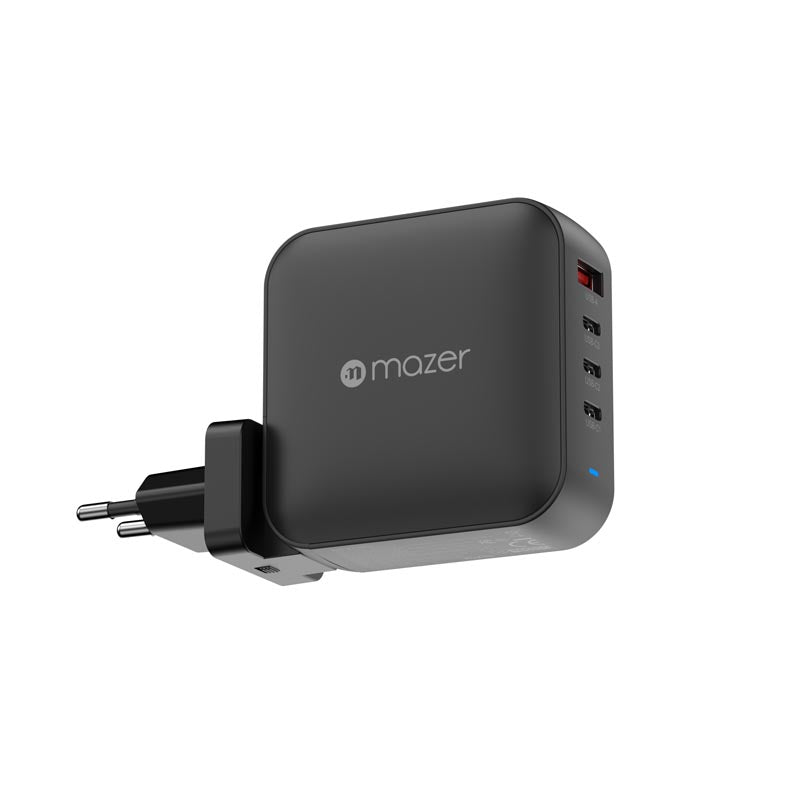 Mazer M-G165W-V5-BK PD3.1 165W 3C1A With Travel Plugs (Black)