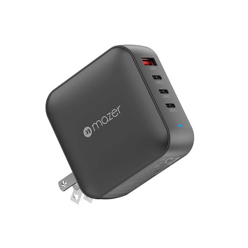 Mazer M-G165W-V5-BK PD3.1 165W 3C1A With Travel Plugs (Black)