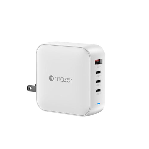 Mazer M-G165W-V5-WH PD3.1 165W 3C1A With Travel Plugs (White)