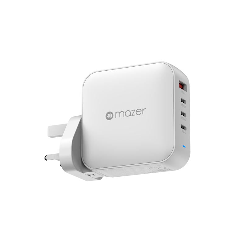 Mazer M-G165W-V5-WH PD3.1 165W 3C1A With Travel Plugs (White)