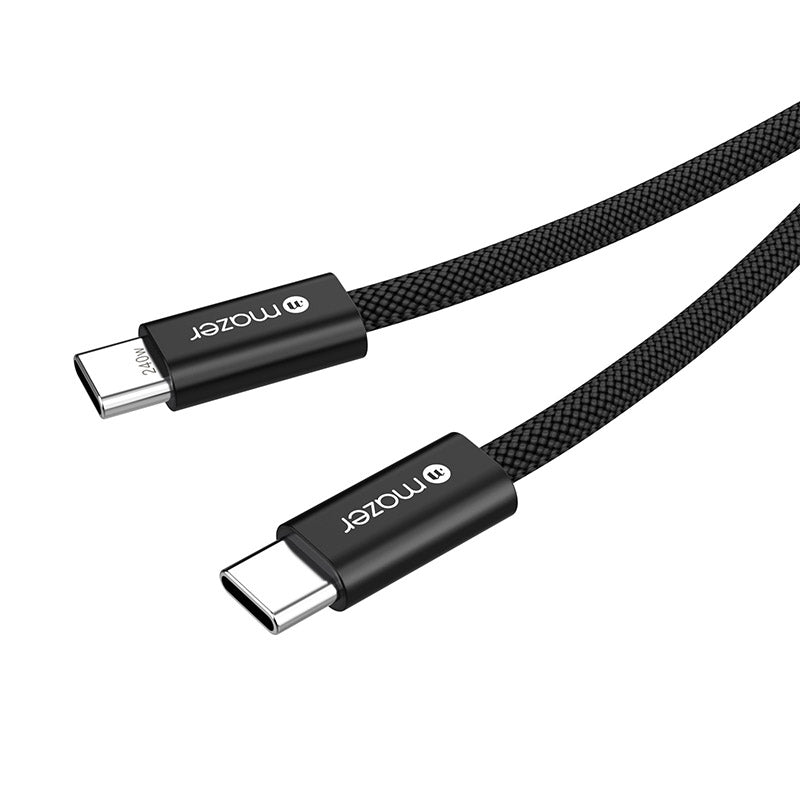 Mazer M-Flex2-C1M-BK InfiniteLink 240W 1M USB-C Braided Cable (Black)