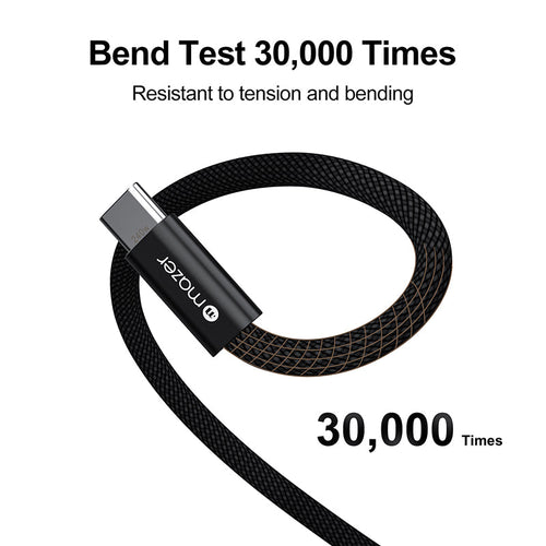 Mazer M-Flex2-C1M-BK InfiniteLink 240W 1M USB-C Braided Cable (Black)