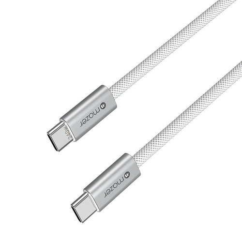 Mazer M-Flex2-C1M-WH InfiniteLink 240W 1M USB-C Braided Cable (White)